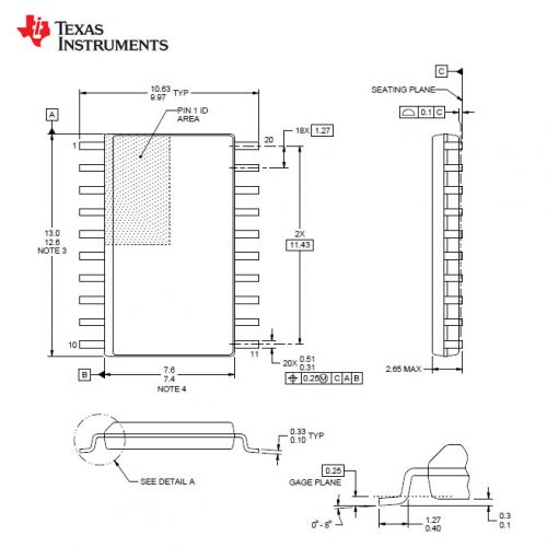 DAC0832LCWM/NOPB