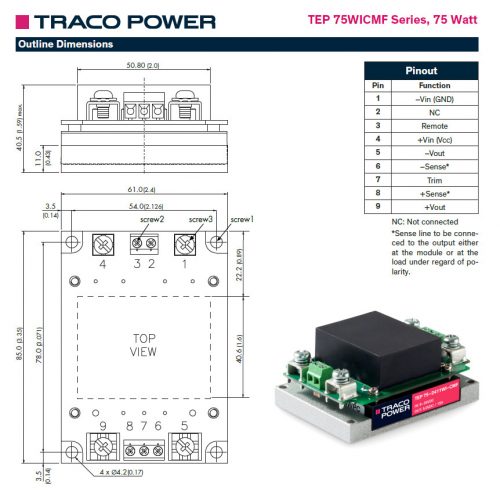 TEP 75-2412WI-CMF